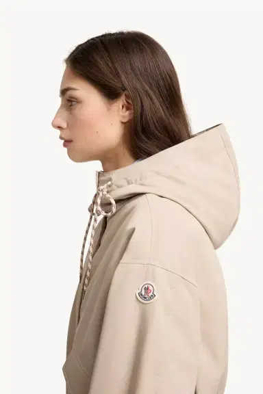 Moncler Eucalyptus Hooded Short Down Jacket | Thumbnail 4