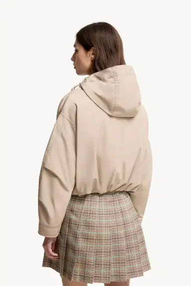 Moncler Eucalyptus Hooded Short Down Jacket | Thumbnail 6