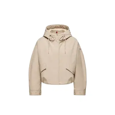 Moncler Eucalyptus Hooded Short Down Jacket | Thumbnail 1