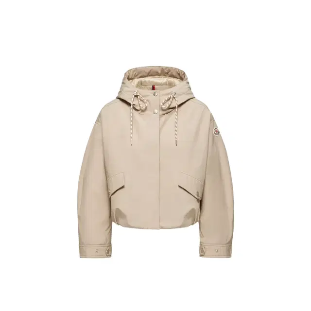 Moncler Eucalyptus Hooded Short Down Jacket