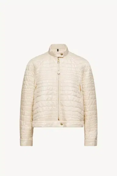 Moncler Aubrieta Geometric-quilted Short Down Jacket | Thumbnail 2 Moncler Aubrieta Geometric-quilted Short Down Jacket | Thumbnail 2