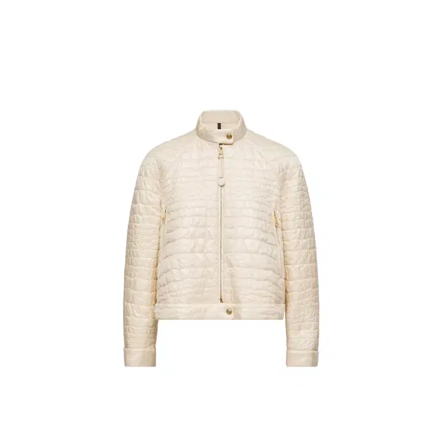 Moncler Aubrieta Geometric-quilted Short Down Jacket