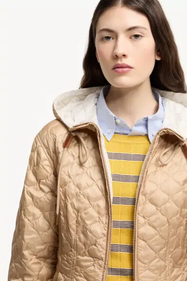 Moncler Arum Hooded Mid-length Down Jacket | Thumbnail 7