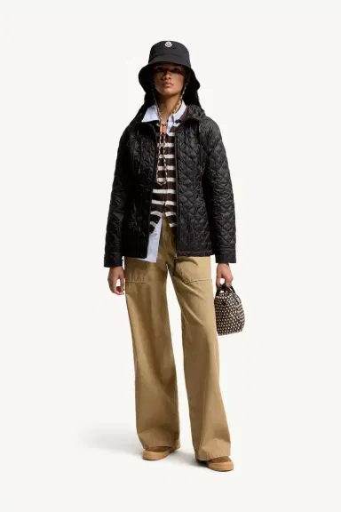 Moncler Arum Hooded Mid-length Down Jacket | Thumbnail 3 Moncler Arum Hooded Mid-length Down Jacket | Thumbnail 3