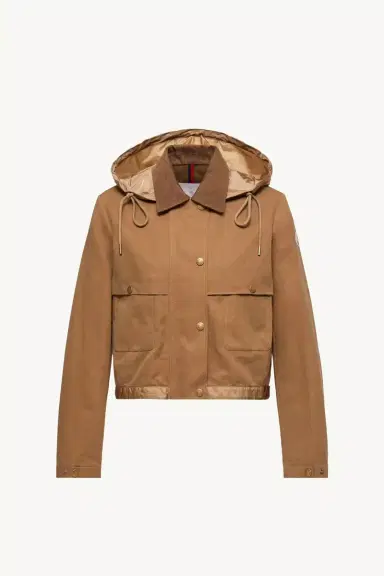 Moncler Aconitum Hooded Cotton & Linen Blend Shirt Jacket | Thumbnail 2 Moncler Aconitum Hooded Cotton & Linen Blend Shirt Jacket | Thumbnail 2