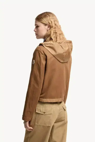 Moncler Aconitum Hooded Cotton & Linen Blend Shirt Jacket | Thumbnail 6 Moncler Aconitum Hooded Cotton & Linen Blend Shirt Jacket | Thumbnail 6