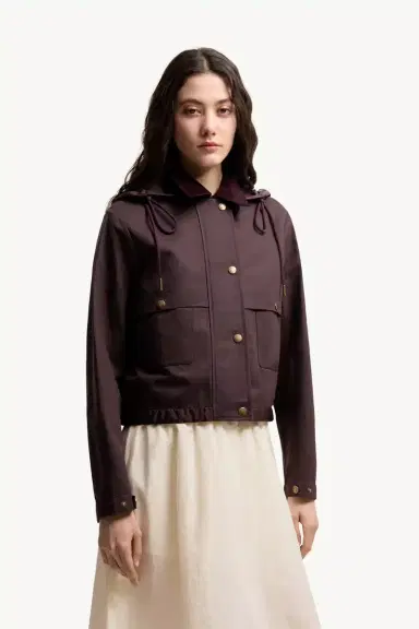 Moncler Aconitum Hooded Cotton & Linen Blend Shirt Jacket | Thumbnail 5 Moncler Aconitum Hooded Cotton & Linen Blend Shirt Jacket | Thumbnail 5