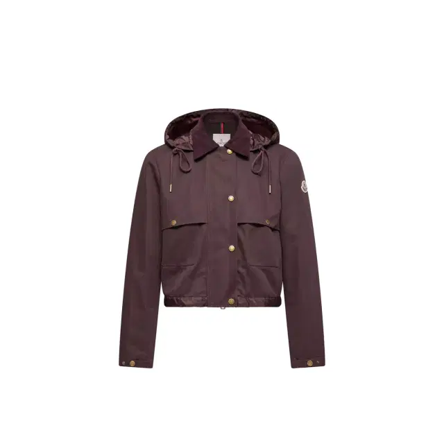 Moncler Aconitum Hooded Cotton & Linen Blend Shirt Jacket