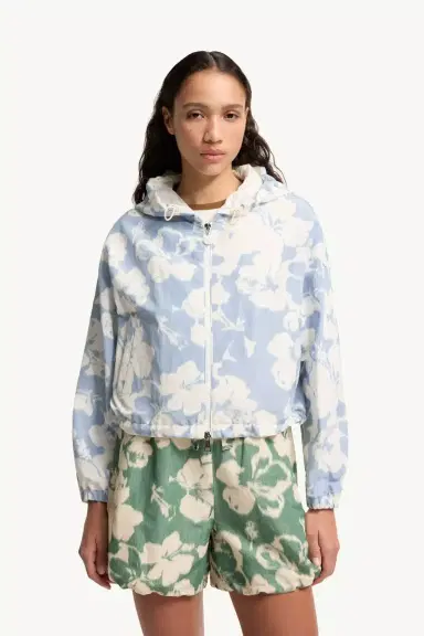 Moncler Noisetier Chiné Hooded Jacket | Thumbnail 5 Moncler Noisetier Chiné Hooded Jacket | Thumbnail 5