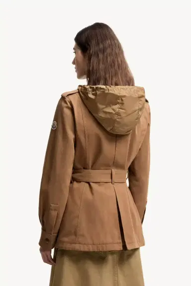 Moncler Centaurea Hooded Gabardine Field Jacket | Thumbnail 6 Moncler Centaurea Hooded Gabardine Field Jacket | Thumbnail 6