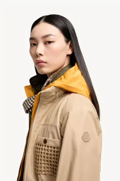 Moncler Bougain Twill Hooded Jacket | Thumbnail 4 Moncler Bougain Twill Hooded Jacket | Thumbnail 4