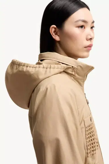 Moncler Bougain Twill Hooded Jacket | Thumbnail 7 Moncler Bougain Twill Hooded Jacket | Thumbnail 7