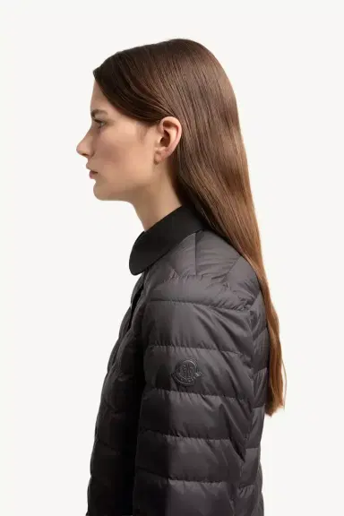 Moncler Jujulong Cotton & Linen-trimmed Down Jacket | Thumbnail 4 Moncler Jujulong Cotton & Linen-trimmed Down Jacket | Thumbnail 4