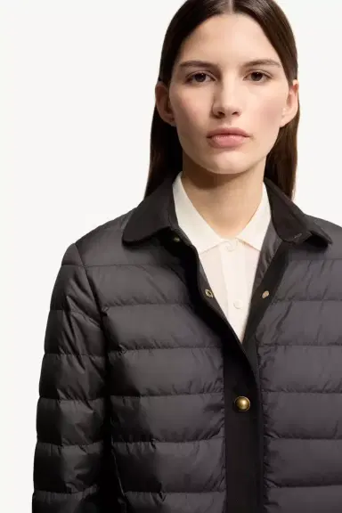Moncler Jujulong Cotton & Linen-trimmed Down Jacket | Thumbnail 7 Moncler Jujulong Cotton & Linen-trimmed Down Jacket | Thumbnail 7