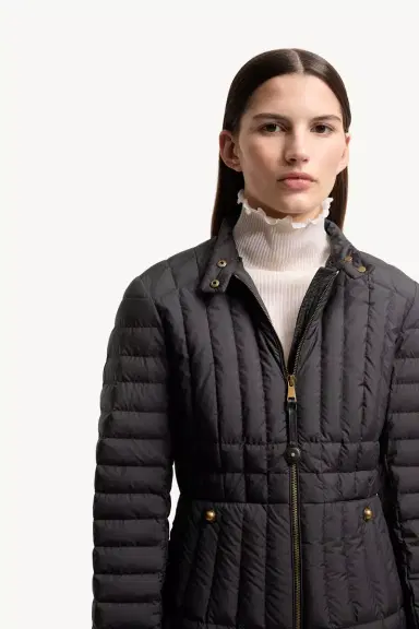 Moncler Menthelong Vertical-quilted Hooded Down Jacket | Thumbnail 7 Moncler Menthelong Vertical-quilted Hooded Down Jacket | Thumbnail 7