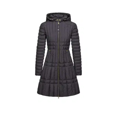 Moncler Menthelong Vertical-quilted Hooded Down Jacket | Thumbnail 1 Moncler Menthelong Vertical-quilted Hooded Down Jacket | Thumbnail 1
