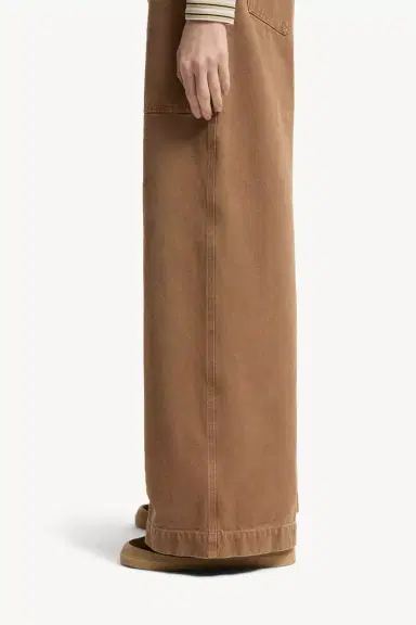 Moncler Leather Logo Cotton Pants | Thumbnail 4 Moncler Leather Logo Cotton Pants | Thumbnail 4