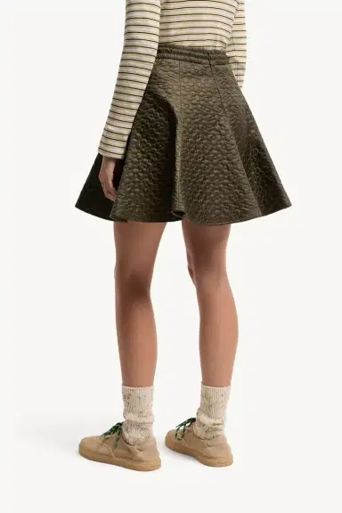 Moncler Floral-quilted Padded Mini Skirt | Thumbnail 6 Moncler Floral-quilted Padded Mini Skirt | Thumbnail 6