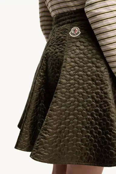 Moncler Floral-quilted Padded Mini Skirt | Thumbnail 7 Moncler Floral-quilted Padded Mini Skirt | Thumbnail 7