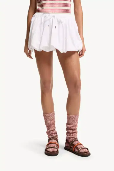 Moncler Cotton Blend Balloon Mini Skirt | Thumbnail 5