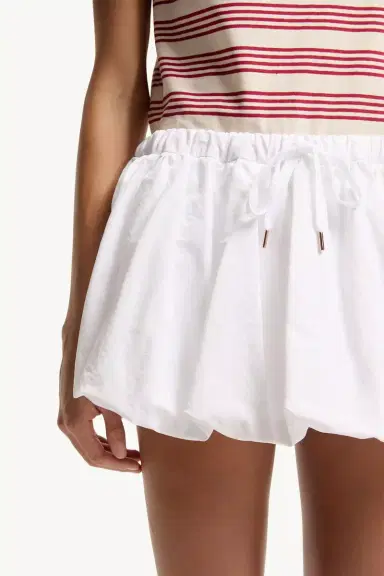 Moncler Cotton Blend Balloon Mini Skirt | Thumbnail 7