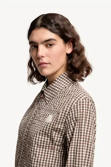 Moncler Vichy Cotton Blend Shirt | Thumbnail 4
