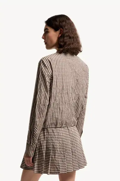 Moncler Vichy Cotton Blend Shirt | Thumbnail 6