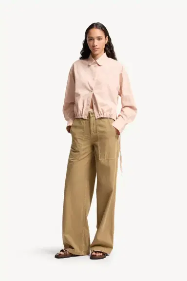 Moncler Cotton Poplin Long Sleeve Shirt | Thumbnail 3