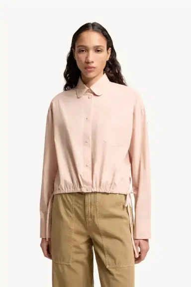 Moncler Cotton Poplin Long Sleeve Shirt | Thumbnail 5