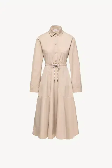 Moncler Poplin Midi Shirt Dress | Thumbnail 2 Moncler Poplin Midi Shirt Dress | Thumbnail 2