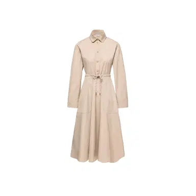 Moncler Poplin Midi Shirt Dress | Thumbnail 1 Moncler Poplin Midi Shirt Dress | Thumbnail 1