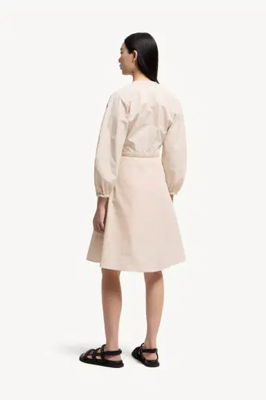 Moncler Pleated Poplin Dress | Thumbnail 6 Moncler Pleated Poplin Dress | Thumbnail 6
