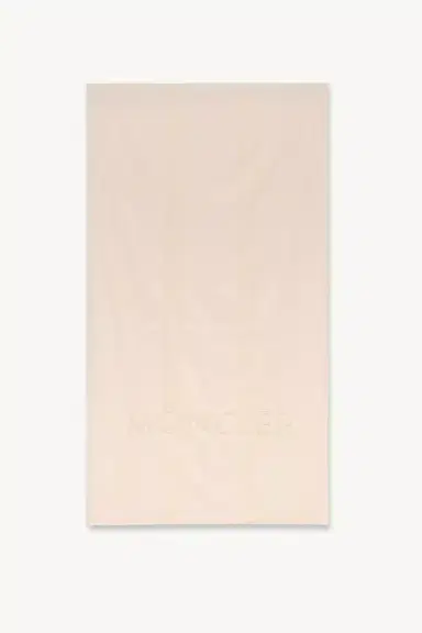 Moncler Logo Cotton Beach Towel | Thumbnail 2 Moncler Logo Cotton Beach Towel | Thumbnail 2