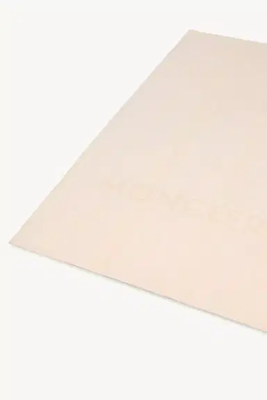 Moncler Logo Cotton Beach Towel | Thumbnail 3 Moncler Logo Cotton Beach Towel | Thumbnail 3