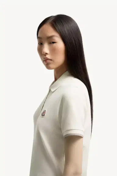 Moncler Logo Cotton Piquet Polo Shirt | Thumbnail 3