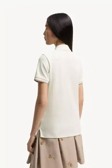 Moncler Logo Cotton Piquet Polo Shirt | Thumbnail 5