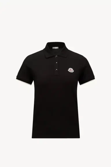 Moncler Logo Cotton Piquet Polo Shirt | Thumbnail 2