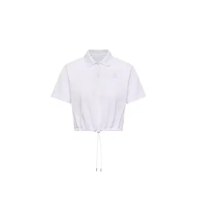 Moncler Cropped Cotton Piquet Polo Shirt | Thumbnail 1