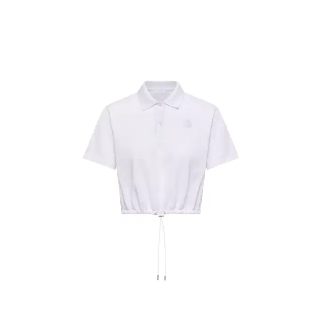 Moncler Cropped Cotton Piquet Polo Shirt