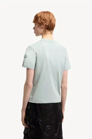 Moncler Cotton Jersey T-shirt With Pleated Pocket | Thumbnail 5