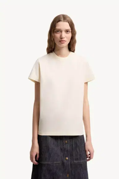 Moncler Embroidered Logo Cotton T-shirt | Thumbnail 5