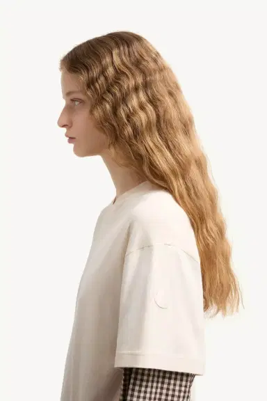 Moncler Layered-effect Vichy Cotton Blend T-shirt | Thumbnail 4