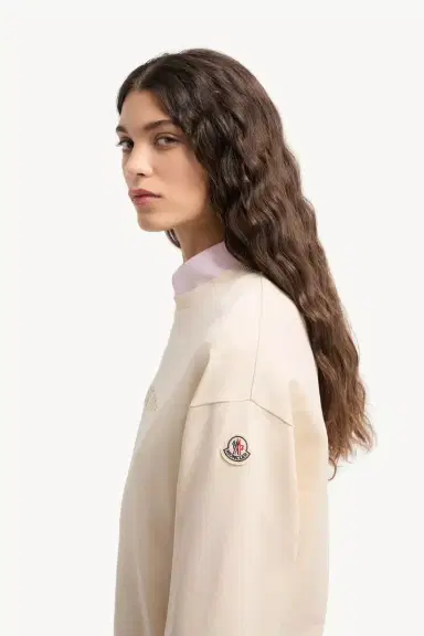 Moncler Embroidered Logo Cotton Sweatshirt | Thumbnail 3 Moncler Embroidered Logo Cotton Sweatshirt | Thumbnail 3