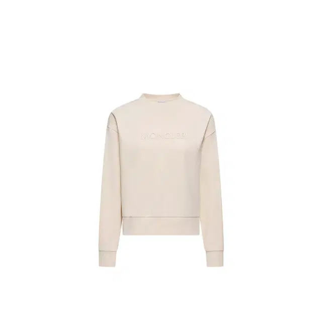 Moncler Embroidered Logo Cotton Sweatshirt