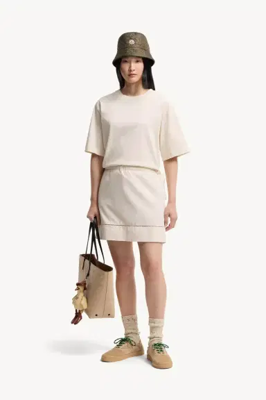 Moncler Cotton Blend Mini T-shirt Dress | Thumbnail 2 Moncler Cotton Blend Mini T-shirt Dress | Thumbnail 2