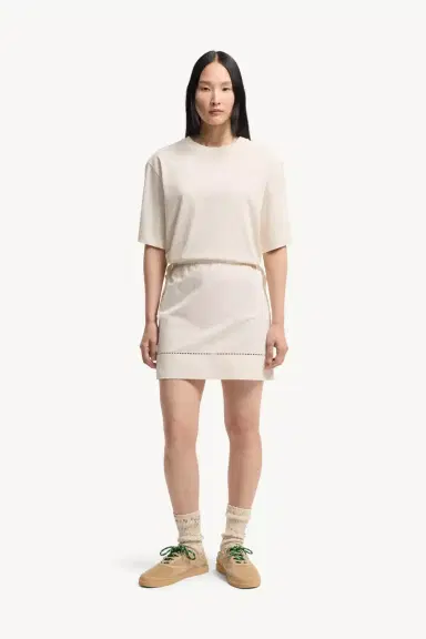Moncler Cotton Blend Mini T-shirt Dress | Thumbnail 4 Moncler Cotton Blend Mini T-shirt Dress | Thumbnail 4