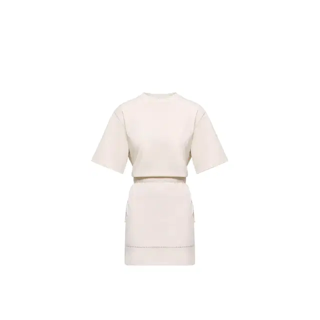 Cotton Blend Mini T-shirt Dress Cotton Blend Mini T-shirt Dress