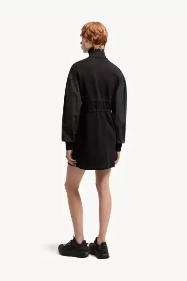 Moncler Cotton Fleece Sweatshirt Zip-up Dress | Thumbnail 6 Moncler Cotton Fleece Sweatshirt Zip-up Dress | Thumbnail 6