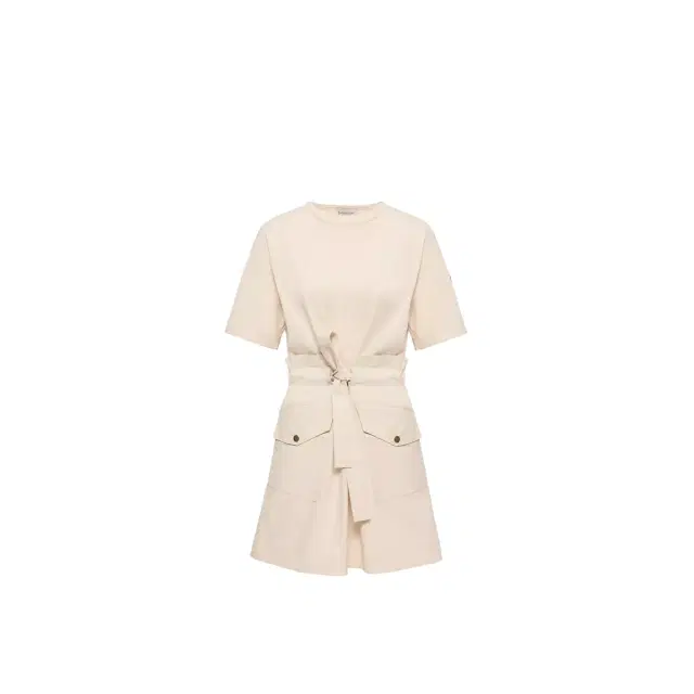 Belted Cotton Mini Dress Belted Cotton Mini Dress