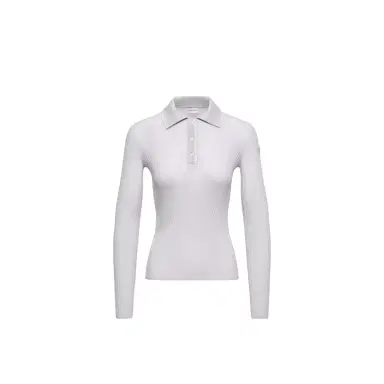 Moncler Wool Long Sleeve Polo Shirt | Thumbnail 1